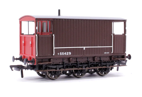 Rapido Trains 931007 OO Gauge SECR 6 Wheel Brake Van S55429 - SR post-36 livery