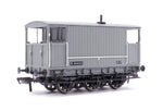Rapido Trains 931008 OO Gauge SECR 6 Wheel Brake Van S55434 - BR Freight Grey