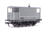 Rapido Trains 931008 OO Gauge SECR 6 Wheel Brake Van S55434 - BR Freight Grey