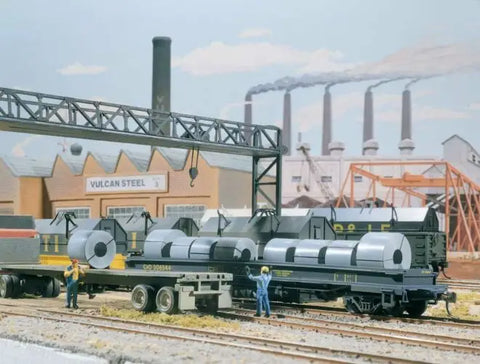 Walthers 933-1499 HO Gauge Steel Coil Load (12) Kit