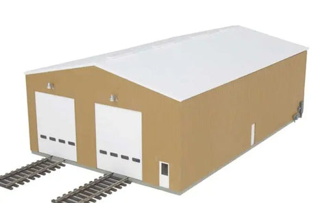 Walthers 933-2986 HO Gauge Modern Double Track Engine House Kit