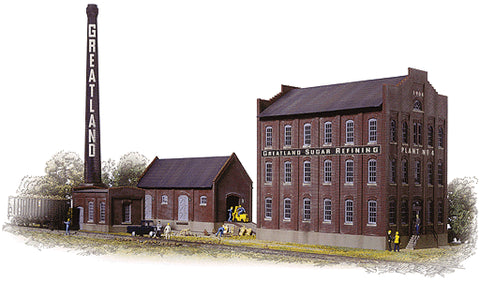 Walthers 933-3092 HO Gauge Greatland Sugar Refining Factory Kit