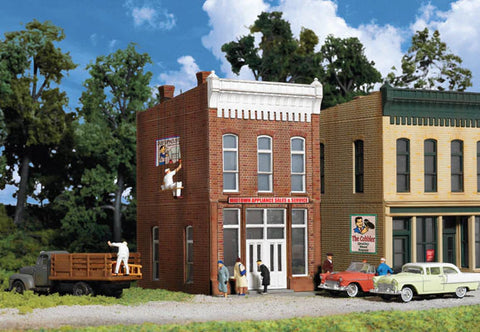 Walthers 933-3658 HO Gauge Midtown Appliance Sales & Service Kit