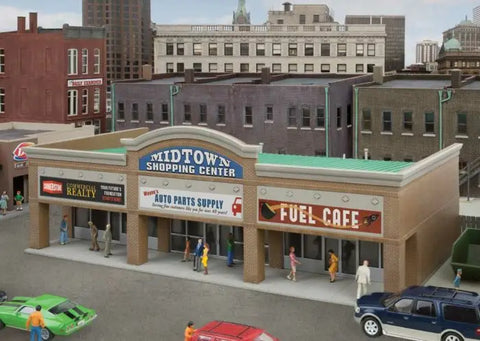 Walthers 933-4116 HO Gauge Modern Shopping Centre II Kit