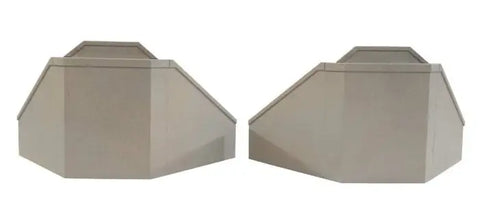 Walthers 933-4553 HO Gauge Double Track Railroad Bridge Conc Abutments (2) Kit