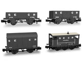 Rapido Trains 942001 N Gauge SECR Wagons Pack 1 – SECR Livery Freight Train
