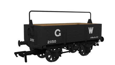 Rapido Trains 943005 OO Gauge 5 Plank Wagon Diagram O11 – GWR No. 21150