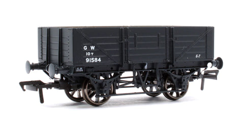 Rapido Trains 943008 OO Gauge 5 Plank Wagon Diagram O11 – GWR No. 91584