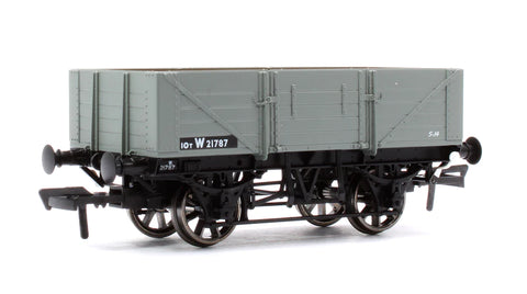 Rapido Trains 943010 OO Gauge 5 Plank Wagon Diagram O11 – BR No.W21787