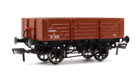 Rapido Trains 943022 OO Gauge 5 Plank Wagon Diagram BR O15 – No.W20318