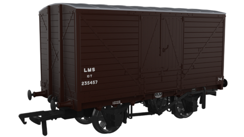 Rapido Trains 945007 OO Gauge Dia.88 10T Van 235457 – LMS Bauxite (post-1936)