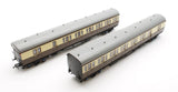 Rapido Trains 946011 OO Gauge Dia E140 B Set Coaches – BR (W) Chocolate and Cream