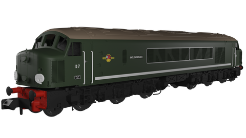 Rapido Trains 948002 N Gauge Class 44 D7 Ingleborough Plain BR Green