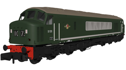 Rapido Trains 948601 N Gauge Class 45 D120 Plain BR Green DCC Sound