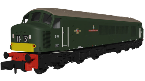 Rapido Trains 948603 N Gauge Class 45 D63 “Royal Inniskilling Fusilier” BR Economy Green DCC Sound