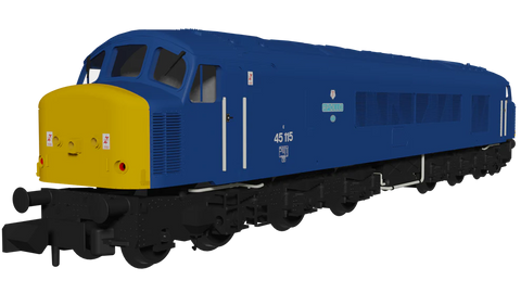 Rapido Trains 948611 N Gauge Class 45 45115 “Apollo” BR Blue BR Blue With Sealed Beam & Hight Intensity Headlights DCC Sound