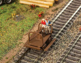 Walthers 949-4145 HO Gauge Handcars (2) Kit