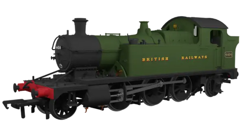 Rapido Trains 951005 OO Gauge GWR 44xx No.4404 British Railways (serif) Green