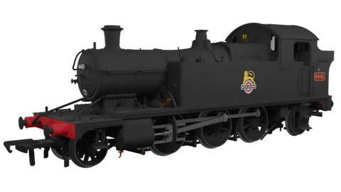 Rapido Trains 951508 OO Gauge GWR 44xx No.4401 BR Early Crest Plain Black DCC SOUND