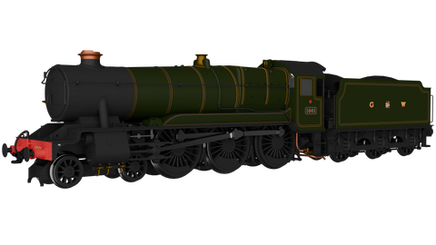 Rapido Trains 954501 OO Gauge GWR County No.1001 G W Lined Green - DCC SOUND