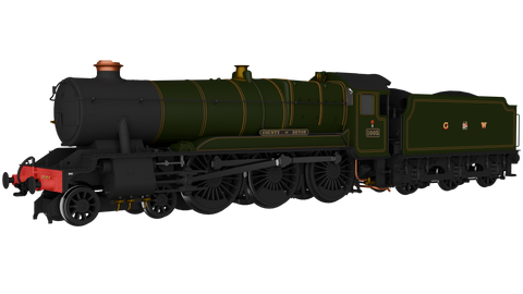 Rapido Trains 954502 OO Gauge GWR County No.1005 ‘County of Devon’ G W Lined Green - DCC SOUND