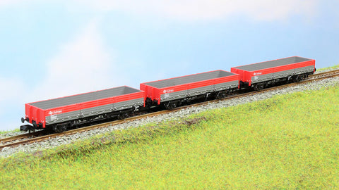 Rapido Trains 956003 N Gauge OAA Triple Pack – Railfreight Pack 1