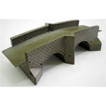 Ancorton 95645 N Gauge Stone Double Arch Road Bridge Laser Cut Kit