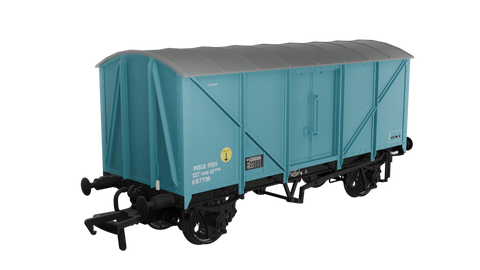 Rapido Trains 957005 OO Gauge BR 1/801 ‘Ice Blue’ Fish Van – No.E87736