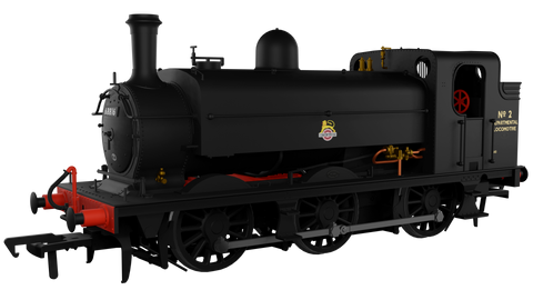 Rapido Trains 958010 OO Gauge LNER J52/2 No.2 BR Unlined Black Early Crest (Departmental Use)