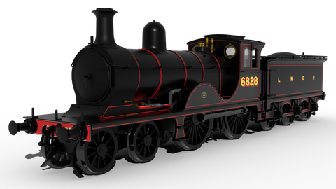 Rapido Trains 959506 OO Gauge GNoSR V Class No.6828 - LNER Lined Black - DCC Sound