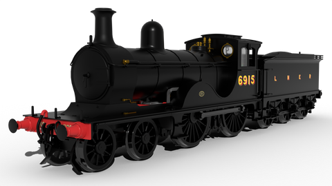 Rapido Trains 959508 OO Gauge GNoSR V Class No.6915 - LNER Unlined Black - DCC Sound