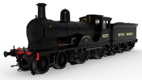Rapido Trains 959509 OO Gauge GNoSR F Class No.62273 'George Davidson' - BR Unlined Black - DCC Sound