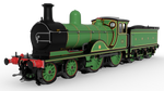 Rapido Trains 959512 OO Gauge GNoSR F Class No.49 'Gordon Highlander' - GNoSR Green Railtour Condition - DCC Sound
