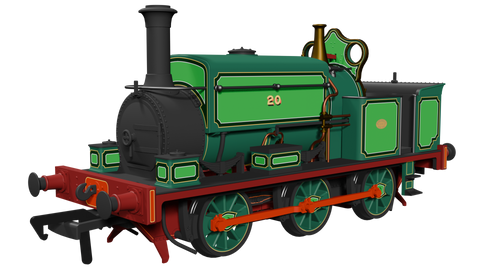 Rapido Trains 960505 OO Gauge Manning Wardle L Class-Logan & Hemmingway 20 DCC SOUND