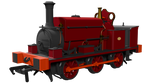 Rapido Trains 960008 OO Gauge Manning Wardle L Class - Plain Red