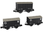 Rapido Trains 961001 N Gauge Iron Mink – GWR (Early) Triple Pack