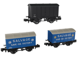 Rapido Trains 961004 N Gauge Iron Mink – GW at War Pack B Triple Pack