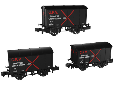 Rapido Trains 961005 N Gauge Iron Mink – SR at War Triple Pack