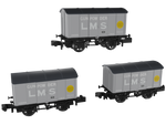 Rapido Trains 961006 N Gauge Not Quite Minks – LMS Acid Triple Pack