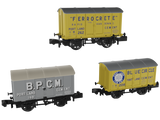 Rapido Trains 961010 N Gauge Not Quite Minks – Cement Vans Triple Pack