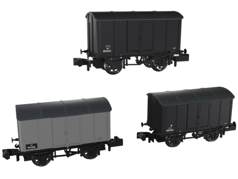 Rapdio Trains 961011 N Gauge Iron Mink – BR (W) Triple Pack