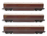 Heljan 9622 OO Gauge Newton Chambers Car Carrier Set BR Maroon (Set 3) Weathered