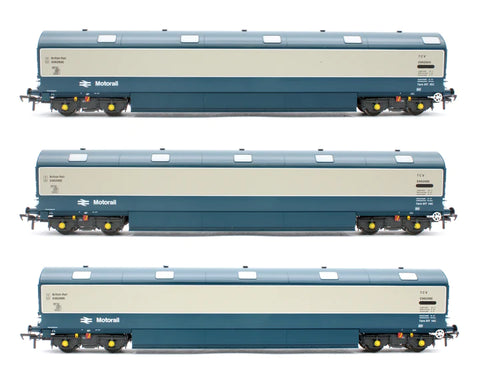 Heljan 9623 OO Gauge TCV Car Carrier Set BR Blue/Grey Set 1