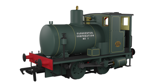 Rapido Trains 965508 OO Gauge Andrew Barclay Fireless 0-4-0 – Gloucester Corporation (Works No. 2126) (DCC SOUND)