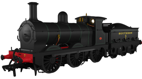 Rapido Trains 966504 OO Gauge SECR O1 Class No.A7 SR Lined Black (Egyptian Lettering)(DCC SOUND)
