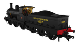 Rapido Trains 966505 OO Gauge SECR O1 Class No.1437 SR Plain Black (Egyptian Lettering)(DCC SOUND)