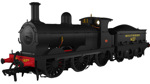 Rapido Trains 966505 OO Gauge SECR O1 Class No.1437 SR Plain Black (Egyptian Lettering)(DCC SOUND)