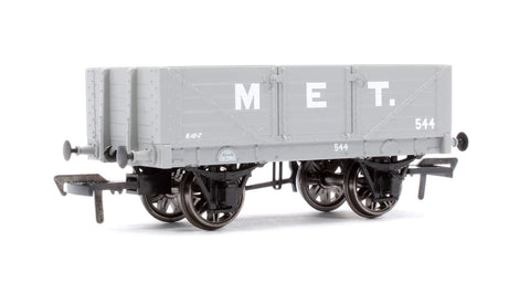 Rapido Trains 967022 OO Gauge 5 Plank Wagon MET (No.544)