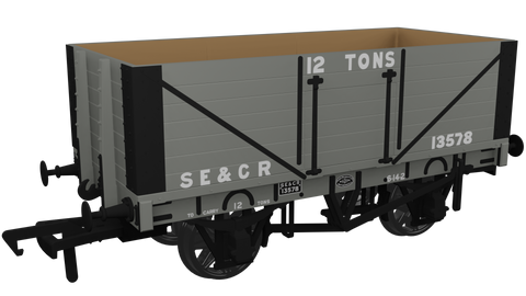 Rapido Trains 967401 OO Gauge RCH 1907 7 Plank Wagon SECR (Early) No.13578