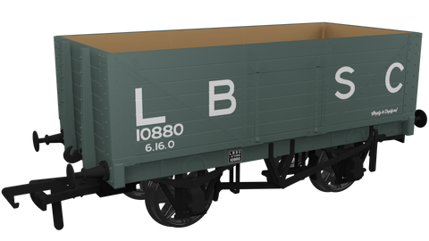Rapido Trains 967407 OO Gauge RCH 1907 7 Plank Wagon LB&SCR No.10880